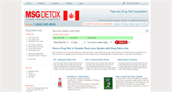 Desktop Screenshot of msgdetox.com